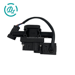 EexcavaStart Vanne Solénoïde d'Eau 12V à 3 Fils de Remplacement pour Mini-Excavatrice 800788566 16200026 Pièce Durable Haute Performance - Product Image 2