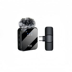 Micrófono Lavalier Inalámbrico Omnidireccional F12 F13 F16 3 en 1 <span class=keywords><strong>para</strong></span> Transmisión en Vivo al Aire Libre, Grabación con Cancelación de Ruido, Tipo C - Product Image 2