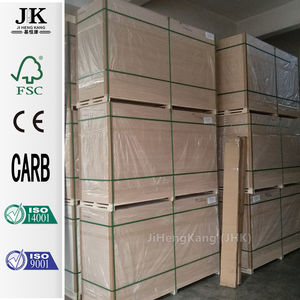 <span class=keywords><strong>Puerta</strong></span> Interior Moderna de Madera MDF Impermeable JHK-FC19 con Media Ventana y Marcos de Chapa de Madera - Product Image 6