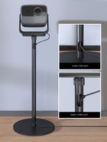 Support de sol pour projecteur HY PB28, réglable en hauteur, capacité de charge de 10 kg, plaque adaptatrice spéciale pour projecteur JMGO N3S Pro N5 Ultra N5 Ultra Max