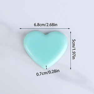 พัฟแต่งหน้าซิลิโคนใสรูปหัวใจ สำหรับรองพื้นบีบีครีม JIY OEM Air Cushion Jelly Cosmetic Foundation - Product Image 4