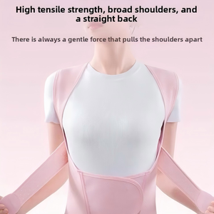 Ceinture de soutien dorsal professionnelle, respirante et portable, <span class=keywords><strong>correcteur</strong></span> de posture, soutien lombaire pour le dos voûté, bretelles réglables - Product Image 2
