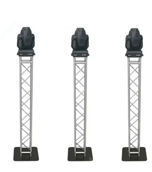 Guangzhou in stock aluminum truss totem with base plate