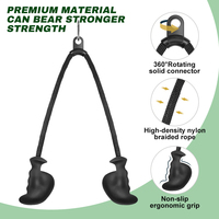 Großhandel Home Gym Handgriff Trizeps Seil Kabel befestigung Trizeps Seil Pull Down