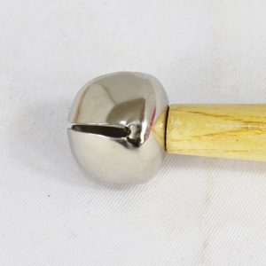 Juguete musical de percusión de madera al por mayor: instrumento de sonajero con campana individual para enseñanza artesanal - Product Image 3