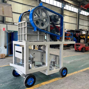 Kleine Bergbau maschinen Tragbarer Dieselmotor Steinbrecher Golderz zerkleinerung maschine Rock Jaw <span class=keywords><strong>Crusher</strong></span> - Product Image 6