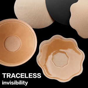 Pegatinas de <span class=keywords><strong>Silicona</strong></span> Redondas para el Pecho para Mujer, Adhesivo de Un Solo Uso, Cubrepezones Invisibles para Ropa Interior - Product Image 5