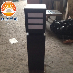 Redsheng Lawn <b>Light</b> 30cm Aluminum Alloy <b>LED</b> Water Resistant Semi Flush Mount Garden Lighting - Product Image 1