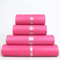 Sacs de livraison en promotion, étanches, rose brillant, avec Logo, 9x12, 100/50 pièces