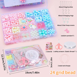 <span class=keywords><strong>Kit</strong></span> <span class=keywords><strong>de</strong></span> Cuentas <span class=keywords><strong>para</strong></span> <span class=keywords><strong>Hacer</strong></span> <span class=keywords><strong>Pulseras</strong></span> y Collares <span class=keywords><strong>para</strong></span> Niñas - Materiales <span class=keywords><strong>de</strong></span> Manualidades <span class=keywords><strong>para</strong></span> el Desarrollo Cognitivo y la Concentración - Product Image 6