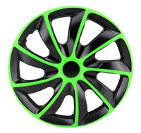 Enjoliveurs de roue de voiture chromés Anti-usure PP/ABS pour 15 pouces, jantes universelles en plastique pour le recouvrement de la roue centrale de la voiture