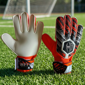 Direct Factory Supplier Full Latex Goalkeeper Gloves With Removable Finger Save Protection Backhand Sublimation Printing - Product Image 2