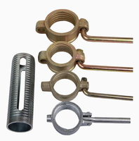 Attache de Construction de manchon de vis en acier galvanisé/noir réglable en fonte de précision 60/76mm de diamètre modèle JQS ACROW pour