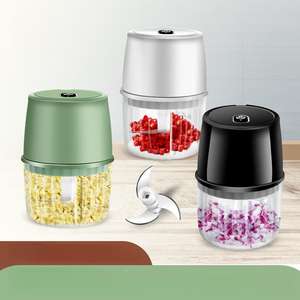 Procesador de alimentos eléctrico portátil para bebés, Mini prensador inalámbrico de acero para el hogar, herramienta de puré de verduras de corte de <span class=keywords><strong>mortero</strong></span> fácil - Product Image 6