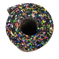 Tapis amortissant en caoutchouc recyclé, isolation contre les vibrations, sous-couche pour la protection des équipements de gym et des sols de machines