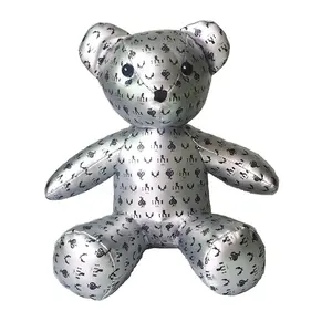 Giocattolo di peluche con orsacchiotto in morbida pelle PU personalizzato nuovo di marca online