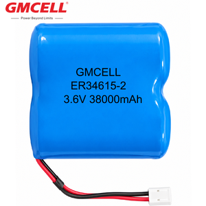 แบตเตอรี่ลิเธียมแบบกำหนดเอง 1S2P 3.6V 38Ah ER34615 Li-SOCl2 NB-IOT ความจุสูง สำหรับมิเตอร์แก๊ส ขนาด D แบตเตอรี่ลิเธียมไอออนแบบหลัก - Product Image 1