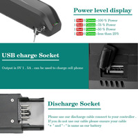Batterie au lithium-ion Hailong 48V 20Ah 21700 pour vélo électrique, moteur de vélo électrique 750W 1000W