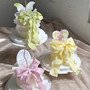 Decoraciones para pasteles con miel y dulzura, lazo de cinta con volantes para el Día de la Madre, suministros para decorar pasteles de cumpleaños - Product Image 1