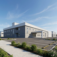 Estructura de Acero Prefabricada TOPPRE Moderna y Resistente para Construcción de Casas, Almacenes y Talleres