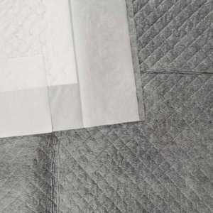 Sous-tapis d'entraînement jetable en bambou et charbon de bois pour chiens et animaux de compagnie avec pulpe de fluff super absorbante - Product Image 4