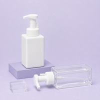 Distributeur de savon liquide en plastique PET de 500 ml avec pulvérisateur à pompe, couleur et logo personnalisés en usine