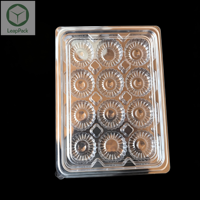 Contenants en plastique transparent jetables pour cupcakes, desserts, muffins, gâteaux au chocolat, boîtes d'emballage alimentaire 5403