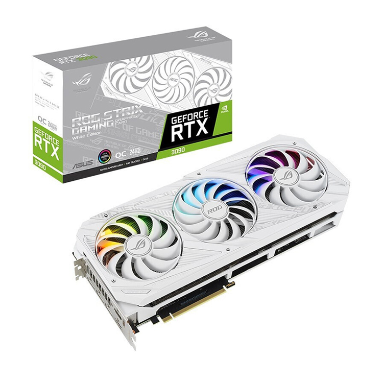 ASU'S ROG-STRIX-RTX3090-O24G-WHITE グラフィックカードを使用しま