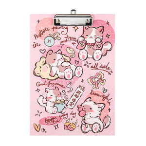 क्लिपबोर्ड क्लिप हार्डवेयर फ़ोल्डर ए 4 लेखन बोर्ड सीखने वाले बच्चों के लिए प्यारा बिल्ली सीखने वाली स्टेशनरी थोक - Product Image 1