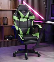 Chaise de jeu ergonomique en cuir PVC, pivotante à 360°, réglable en hauteur, pour PC Gamer, vente en gros