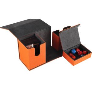 Boîte de rangement en cuir FX pour jeux de cartes à collectionner, étui de rangement magnétique pour cartes de jeu, organisateur de cartes magiques - Product Image 3