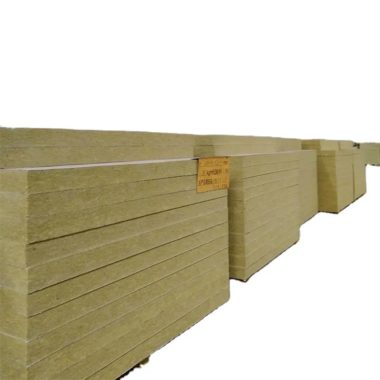 Hot Sale Factory Price Fireproofing Isolamento Folha Rock lã mineral Telhado Isolamento Impermeável Mineral Wool Board