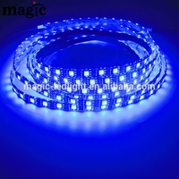 Bande LED Pixel 60 LED/m en Cuivre, RVB, 12V, IP65 Étanche, Adressable Individuellement, avec Double Contrôle de Données pour Aménagement Paysager