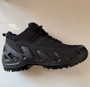 Botas de cuero de vaca de gamuza personalizadas TSB07, color marrón, camuflaje CP, para senderismo y entrenamiento, con cremallera lateral, ideales para deportes al aire libre. - Product Image 3