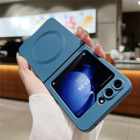 Casing Ponsel Silikon Magnetik Lembut untuk Samsung Galaxy Z Flip 6 5 4 3 Casing Ponsel Samsung Z Lipat Mewah