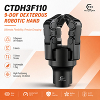 Main robotique déextéreuse à 3 doigts CTDH3F110, course de 110 mm, pour palettisation automatisée et manutention en entrepôt