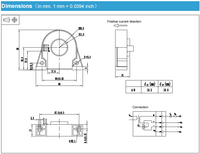 Capteur de courant Hall à boucle fermée CR1A H00 50~300A Haute Précision pour Application de Convertisseur HVDC