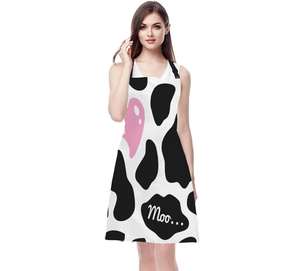 Tabliers multifonctionnels personnalisables en cuir de vache noir et blanc à motif cœur rose, vente en gros d'usine, tablier de cuisine <span class=keywords><strong>2022</strong></span> - Product Image 5