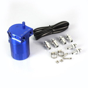Recipiente de Recolección de Aceite Getitall Negro con Filtro de Aire de 100 ml para Modificación de Automóviles, Incluye Abrazaderas y Accesorios para Mangueras - Product Image 4