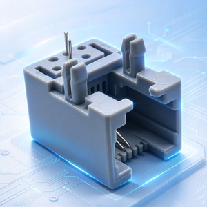 <span class=keywords><strong>Prise</strong></span> réseau <span class=keywords><strong>RJ11</strong></span> femelle à port unique 6P2C entièrement en plastique pour modem DSL routeur, connecteur <span class=keywords><strong>RJ11</strong></span> femelle en gros - Product Image 1