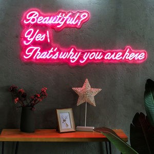 Letrero Luminoso de Neón, Letras Personalizadas con Luz LED, Logotipo de Tienda, Tira de Luz Decorativa, Letrero para Puerta de <span class=keywords><strong>Instagram</strong></span>, Decoración Exterior - Product Image 2