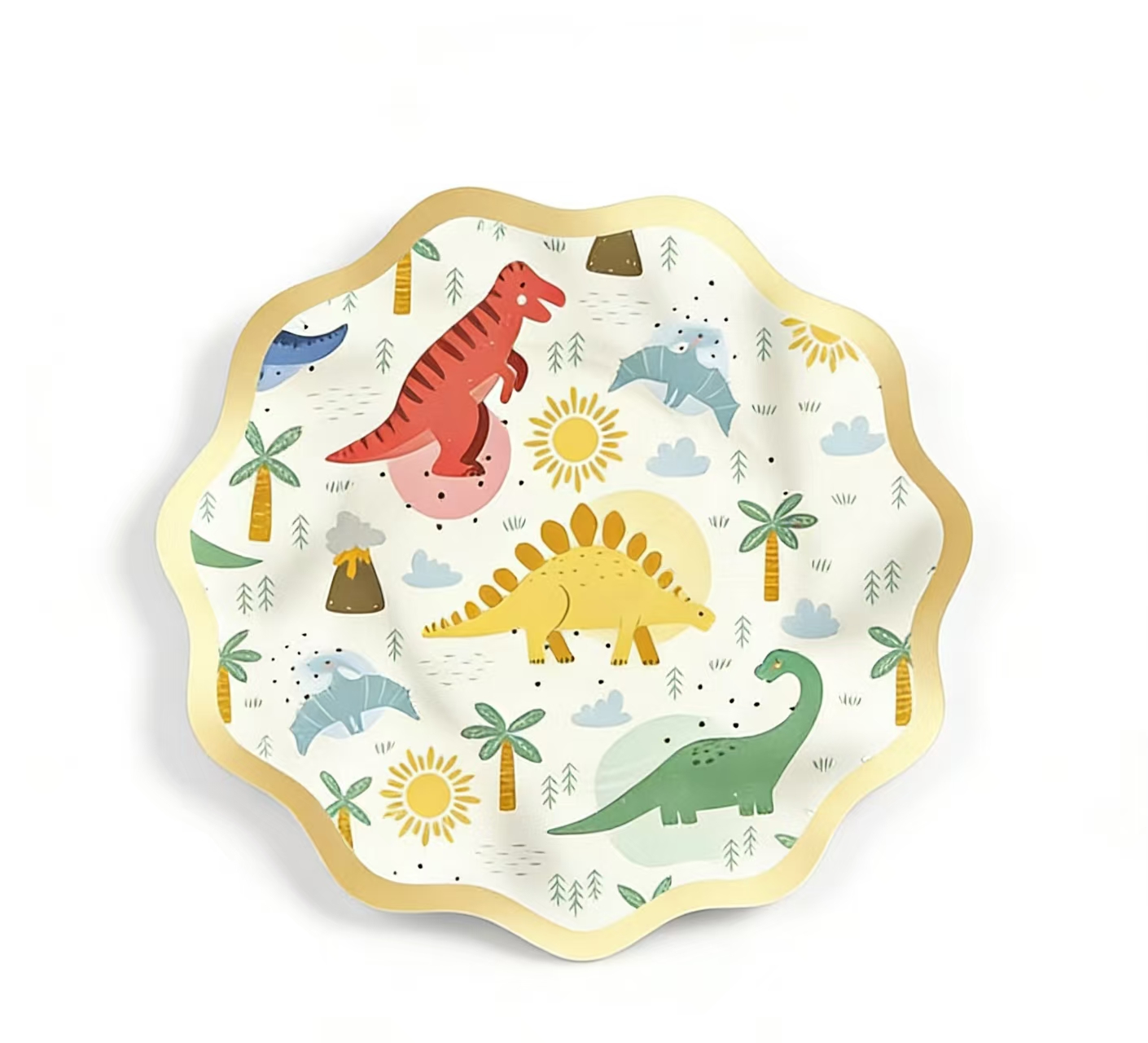 ASSIETTE RONDE 7 POUCES * 8 PIÈCES