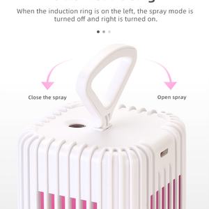 Humidificateur d'air portable de bureau intelligent à faible bruit sans boutons à anneau de traction USB à brume d'eau blanche Humidificateur ultrasonique neutre - Product Image 3