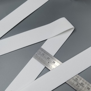 Sangle en tissu élastique blanc, couleur unie, antidérapante, pour soutien-gorge, sous-vêtements, accessoires vestimentaires, décorations, vente en gros, OEM personnalisé - Product Image 4