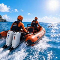 Propulseur Électrique Distribué LSJ-T200 4KW, Batterie Li 60AH, IP67, Télécommande 2km, Propulsion de Bateau à Pompe à Jet