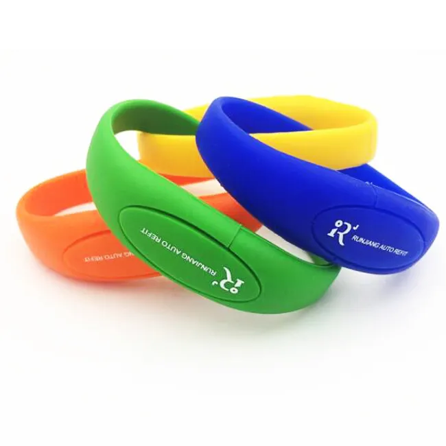 silicone pvc bracelet wristband usb memory stick usb pen drive thumb drive for promotion gift storage