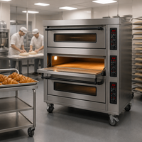 Four à air chaud industriel, four à circulation d'air chaud pour boulangerie commerciale, usine de pâtisserie, gâteaux, acier inoxydable, économie d'énergie, vente en gros