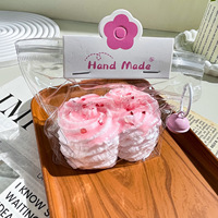Jouet anti-stress en silicone de qualité alimentaire en forme de fraise au chocolat blanc, à presser, pour garçons, filles et jeunes, très populaire sur internet