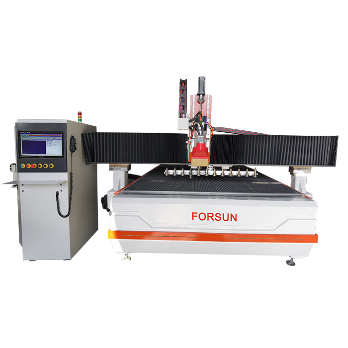 Top vente!! machine de routeur de COMMANDE NUMÉRIQUE PAR ORDINATEUR D'ATC 1224 8 couteaux Automatique Outils