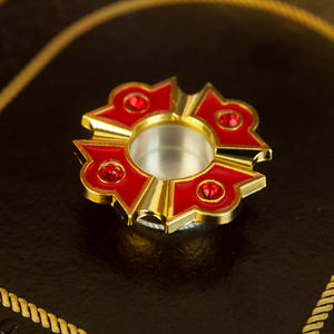 Pemegang relik Katolik Dekor Aloi berlapis emas elegan kostum tunggal Catolicas ucariticas Relicarios - Product Image 6